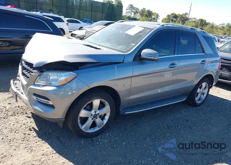 2012 Mercedes-Benz Ml 350 4Matic из США, поврежденный, VIN 4JGDA5HB2CA070028